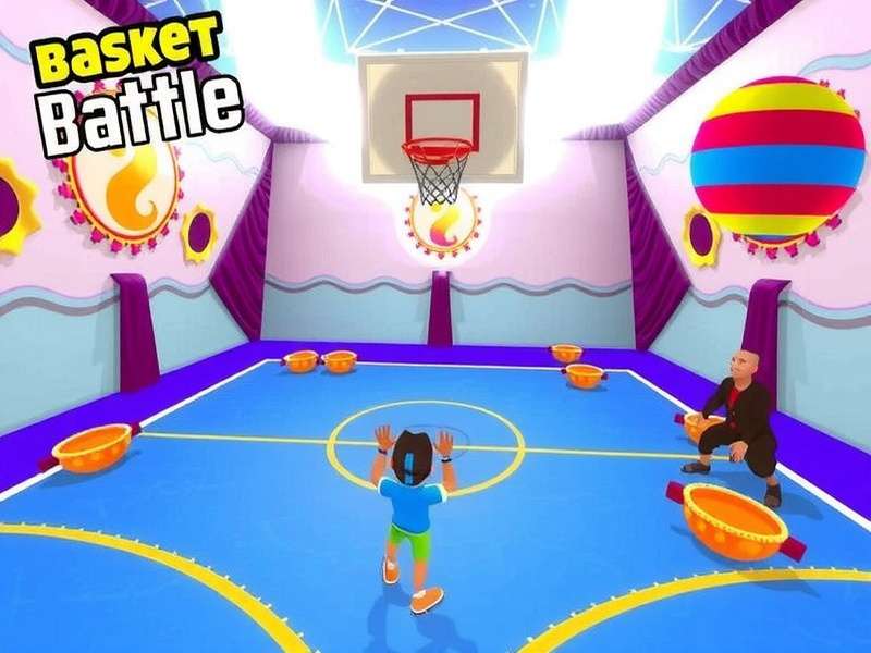 Basket Battle VR Diwali Themed Court