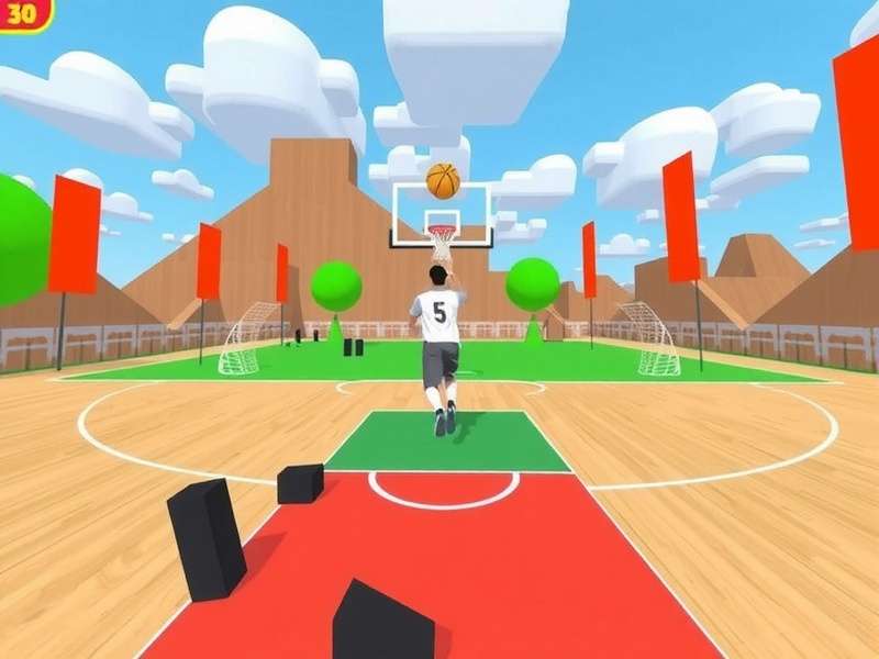 Basket Battle VR Gameplay Screenshot